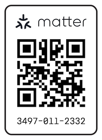 QR Code and PIN for Glowswitch WiFi